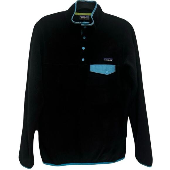 Patagonia Sweaters - Patagonia Women's Vintage Synchilla Fleece Pullover 1/4 Snap Fleece Jacket Sz M